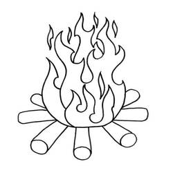 Feu - Coloriages gratuits à imprimer