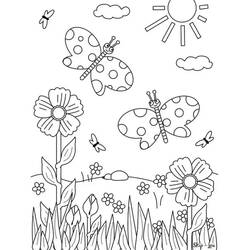 Coloriage Fleur (Nature et saisons) #170891 à imprimer et colorier