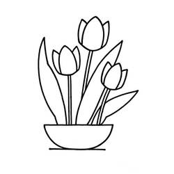 Coloriage Fleur (Nature et saisons) #170898 à imprimer et colorier