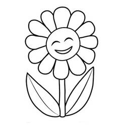 Coloriage Fleur (Nature et saisons) #170917 à imprimer et colorier