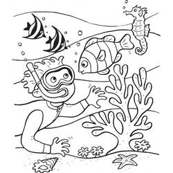 Mer - Coloriages gratuits à imprimer