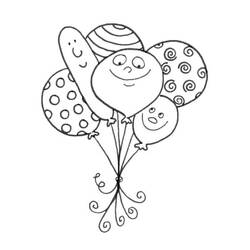 Coloriage Ballon (Objets) #184776 à imprimer et colorier