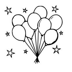 Coloriage Ballon (Objets) #184794 à imprimer et colorier
