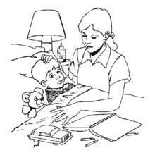 Coloriage Lit (Objets) #168225 à imprimer et colorier