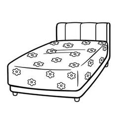 Coloriage Lit (Objets) #188152 à imprimer et colorier