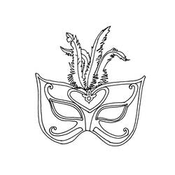 Coloriage Masque (Objets) #120481 à imprimer et colorier