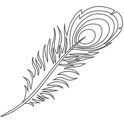 Coloriage Plume (Objets) #212626 à imprimer et colorier