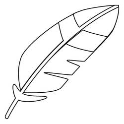 Coloriage Plume (Objets) #212636 à imprimer et colorier