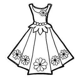 Coloriage Robe (Objets) #186193 à imprimer et colorier