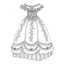 Coloriage Robe (Objets) #186198 à imprimer et colorier