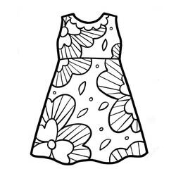 Coloriage Robe (Objets) #186231 à imprimer et colorier