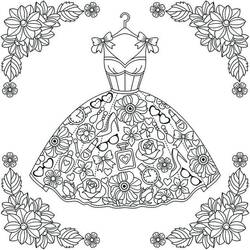Coloriage Robe (Objets) #186233 à imprimer et colorier