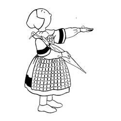 Bécassine - Coloriages gratuits à imprimer