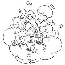 Coloriage Ange (Personnages) #86390 à imprimer et colorier