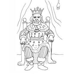Coloriage Roi (Personnages) #186266 à imprimer et colorier