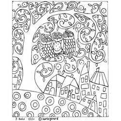 Gustav Klimt - Coloriages gratuits à imprimer