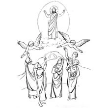 Coloriage Jesus (Religion et Mythologie) #98944 à imprimer et colorier