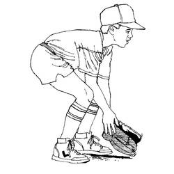 Coloriage Baseball (Sports) #177116 à imprimer et colorier