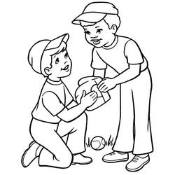 Coloriage Baseball (Sports) #177124 à imprimer et colorier