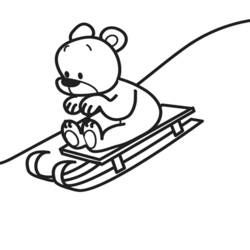 Coloriage Luge (Sports) #142531 à imprimer et colorier