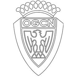 Coloriage OGC Nice (Sports) #188529 à imprimer et colorier