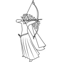 Coloriage Tir à l’arc (Sports) #173834 à imprimer et colorier