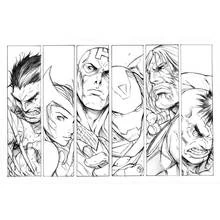 Coloriage Avengers (Super-héros et Super-vilains) #74027 à imprimer et colorier