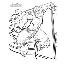 Coloriage Avengers (Super-héros et Super-vilains) #74168 à imprimer et colorier