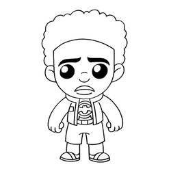 Coloriage Miles Morales (Super-héros et Super-vilains) #212086 à imprimer et colorier