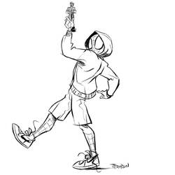 Coloriage Miles Morales (Super-héros et Super-vilains) #212108 à imprimer et colorier