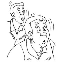 Coloriage SOS Fantômes (Super-héros et Super-vilains) #134054 à imprimer et colorier