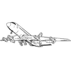 Coloriage Avion (Transport) #134788 à imprimer et colorier