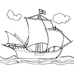 Coloriage Bateau / Navire (Transport) #137453 à imprimer et colorier