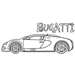 Coloriage Bugatti (Transport) #174794 à imprimer et colorier