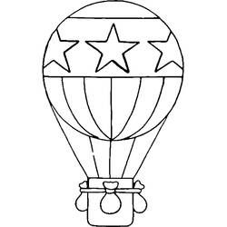 Montgolfière - Coloriages gratuits à imprimer