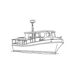 Coloriage Navire et Bateau (Transport) #171613 à imprimer et colorier