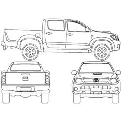 Coloriage Pick-up (Transport) #144320 à imprimer et colorier