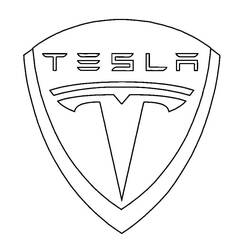 Coloriage Tesla (Transport) #207828 à imprimer et colorier