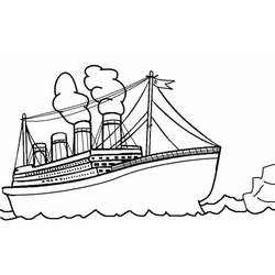 Coloriage Titanic (Transport) #201929 à imprimer et colorier