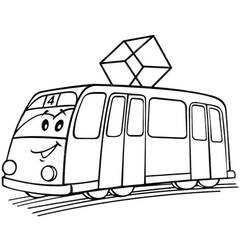 Coloriage Tramway (Transport) #210543 à imprimer et colorier