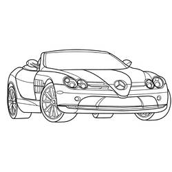 Coloriage Voiture sport / tuning (Transport) #146926 à imprimer et colorier