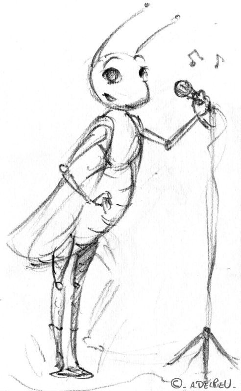 セミの無料ぬりえ #18450（動物コレクション）