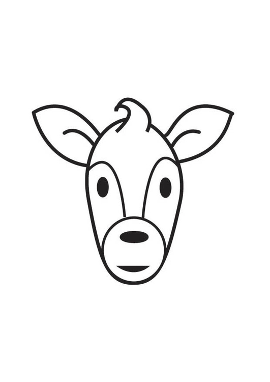 雌鹿の無料ぬりえ #1117（動物コレクション）