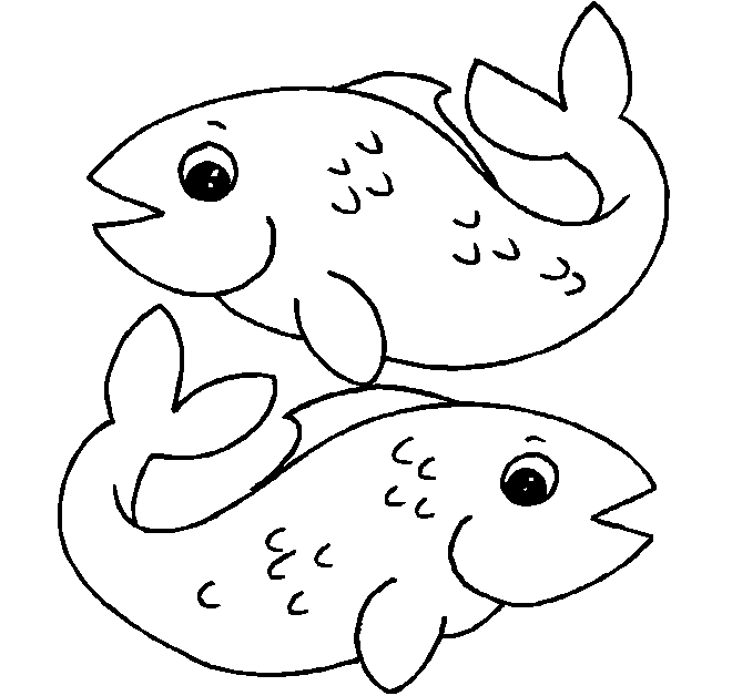 魚の無料ぬりえ #17202（動物コレクション）
