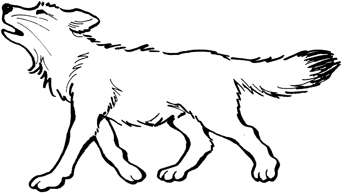 オオカミの無料ぬりえ #10456（動物コレクション）