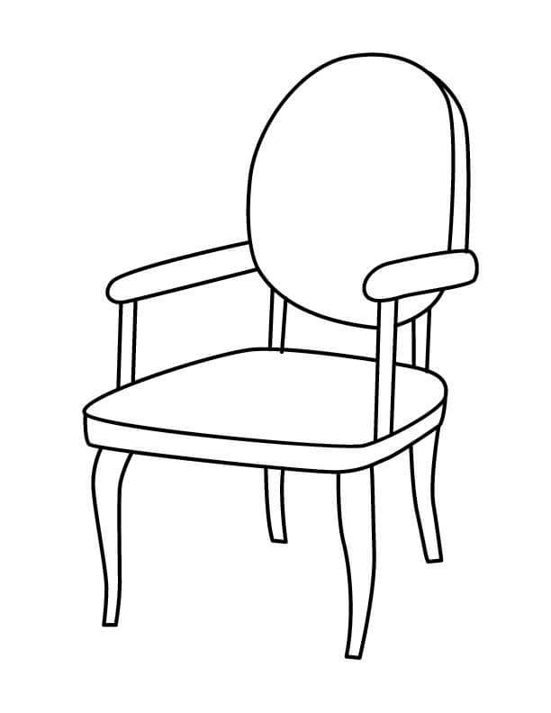 椅子の無料ぬりえ #180452（物コレクション）