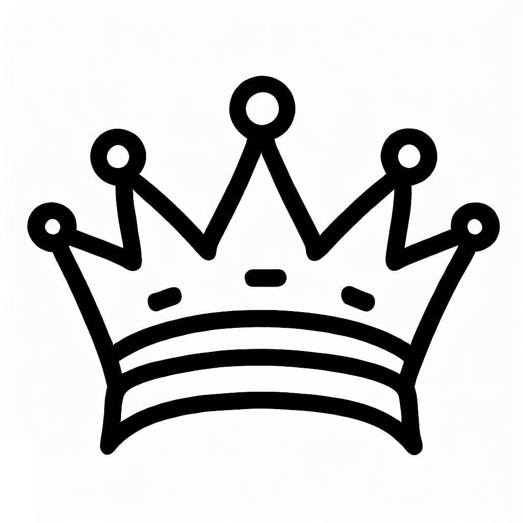 王冠の無料ぬりえ #195941（物コレクション）