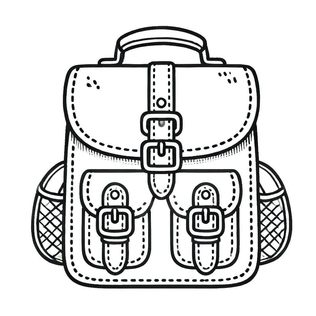 ランドセルの無料ぬりえ #220461（物コレクション）