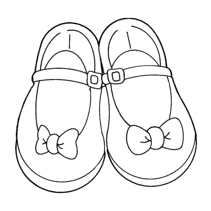 靴の無料ぬりえ #211604（物コレクション）