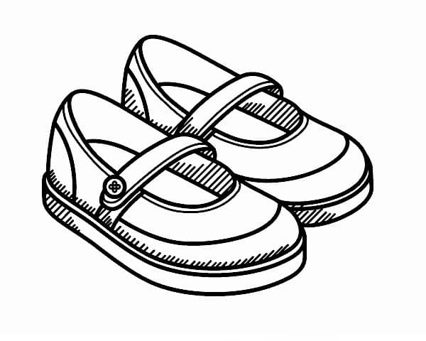 靴の無料ぬりえ #211611（物コレクション）